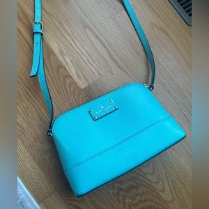 Kate Spade turquoise crossbody purse